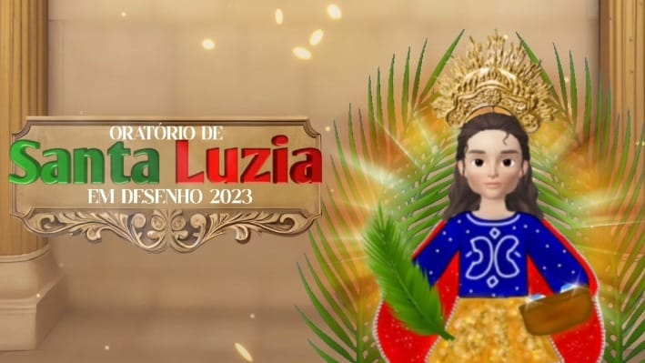 Estreia dia 03 de dezembro o Oratório de Santa Luzia 2023 em desenho animado